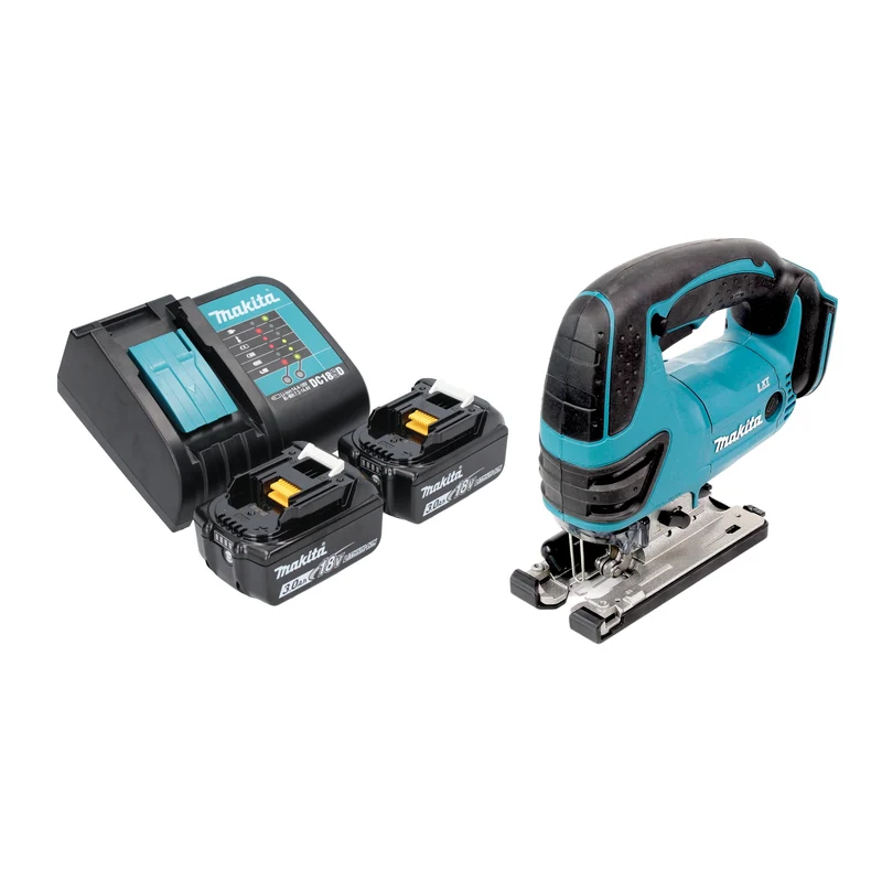 Makita DJV 180 SFX Akku Stichsäge 18 V 135 mm + 2x Akku 3,0 Ah + Ladegerät