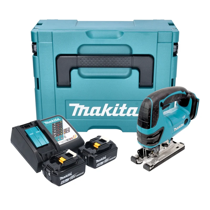Makita DJV 180 RGXJ Akku Stichsäge 18 V 135 mm + 2x Akku 6,0 Ah + Ladegerät + Makpac