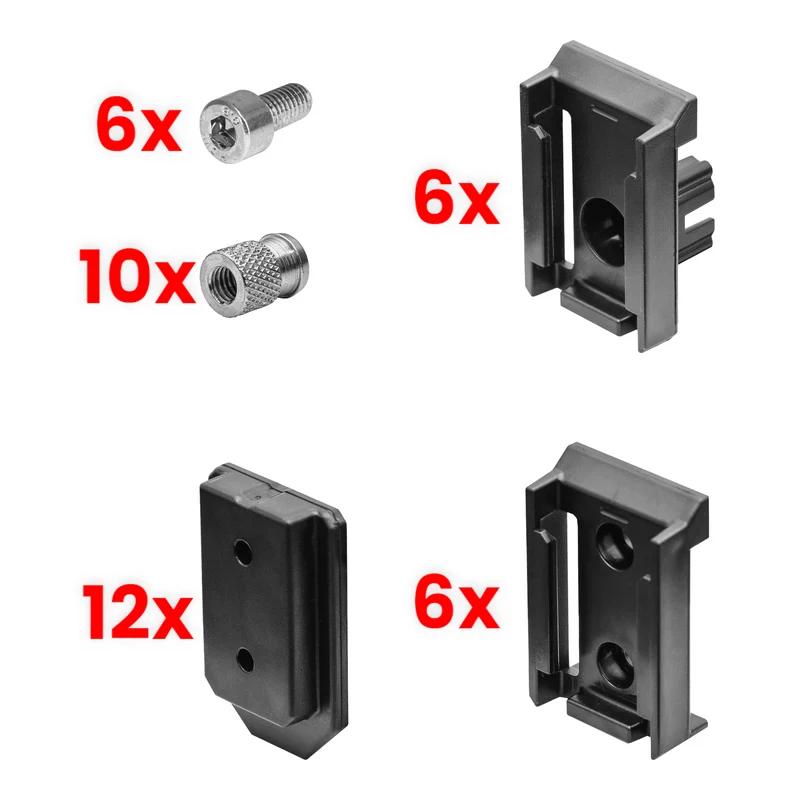 Toolbrothers RHINO Custom Adapter Set 2 für RHINO Koffer L / XL / XXL - zur Erweiterung deines RHINO Systems