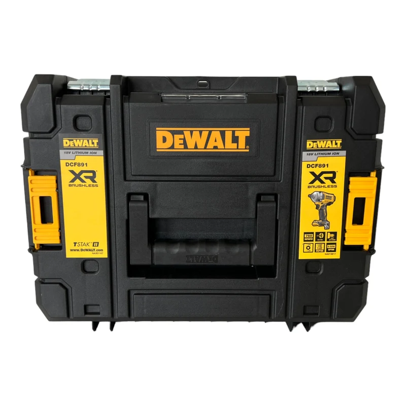 DeWalt DCF 891 H1T Akku Schlagschrauber 18 V 1084 Nm 1/2" Brushless + 1x Powerstack Akku 5,0 Ah + TSTAK + Ladegerät