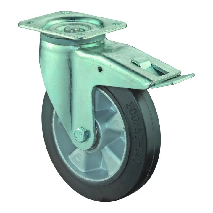 BS ROLLEN Schwerlastlenkrolle Rad-Ø 160 mm Tragfähigkeit 300 kg ( 3000275454 )