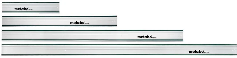 Metabo Führungsschiene FS 80 L 80 cm – für Handkreissägen, Splitterschutz & Haftbelag