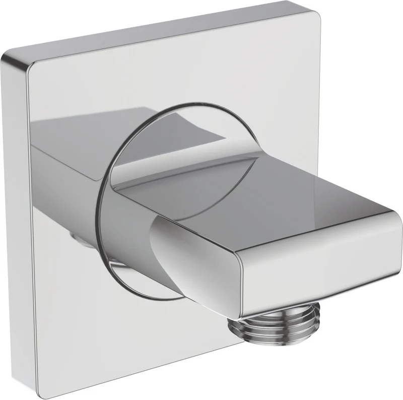 Ideal Standard Archimodule Wandanschlussbogen Chrom – 1/2 Zoll Außengewinde, mit Rückstromsicherung