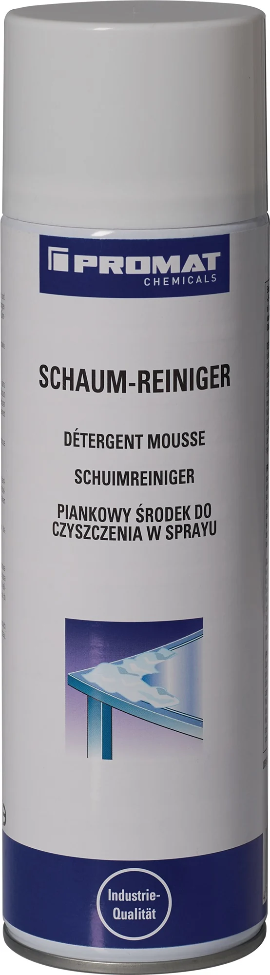 PROMAT CHEMICALS Schaumreiniger 500 ml Spraydose – Hochaktiver Reinigungsschaum, silikonfrei