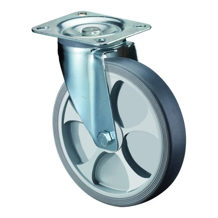 BS ROLLEN Lenkrolle Rad-Ø 200 mm Tragfähigkeit 220 kg ( 3000275597 )