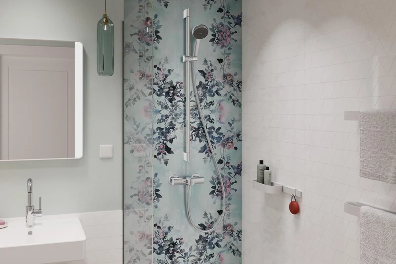 HANSGROHE Brauseset Activera Select S 95 2jet EcoSmart mit Brausestange Typ 95