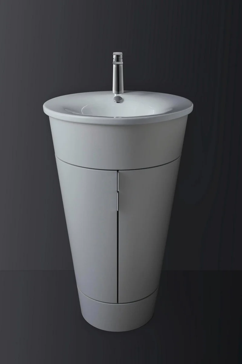 DURAVIT Möbelwaschtisch Starck 1 580 mm mit Überlauf, 1 Hahnloch, weiß