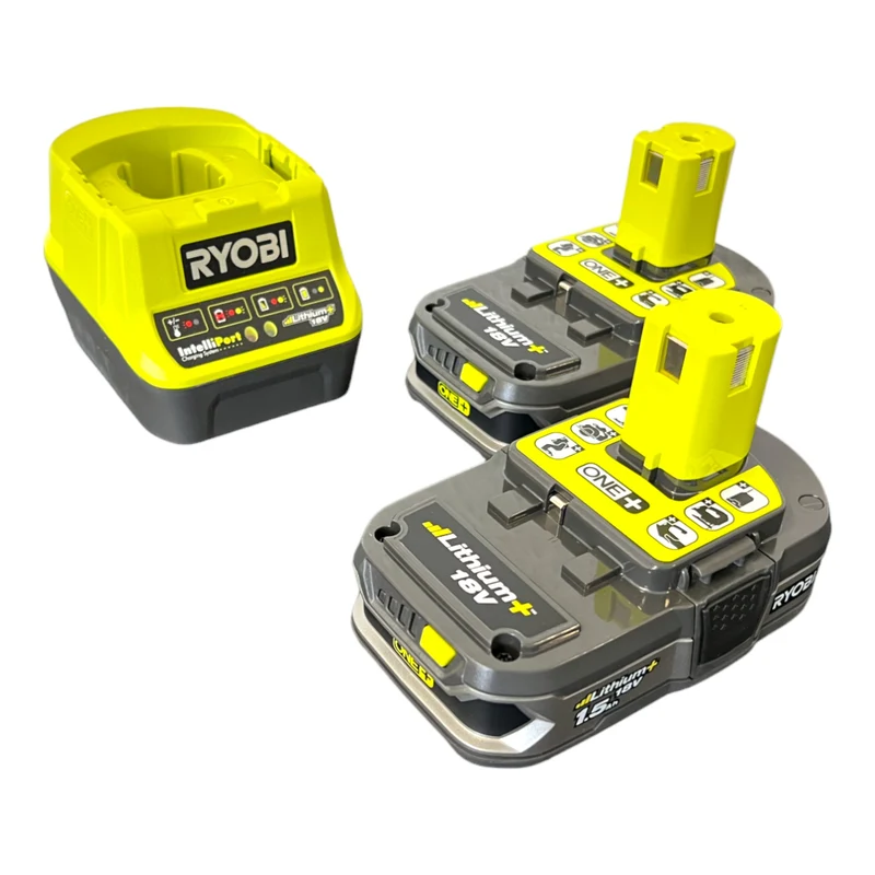 RYOBI R18DD3-215S Akku Bohrschrauber 18 V 50 Nm ( 5133003774 ) + 2x Akku 1,5 Ah + Ladegerät + Tasche
