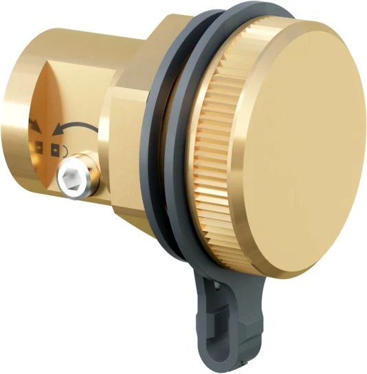 OVENTROP OV Entleeradapter HydroPort – Messing Adapter für HydroControl Systeme