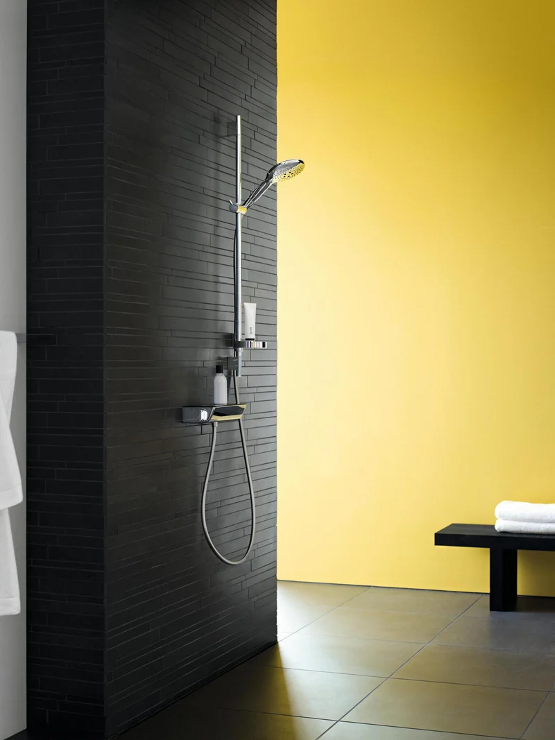 HANSGROHE Raindance Select S 150 3jet Brauseset mit Unica'S Puro Stange