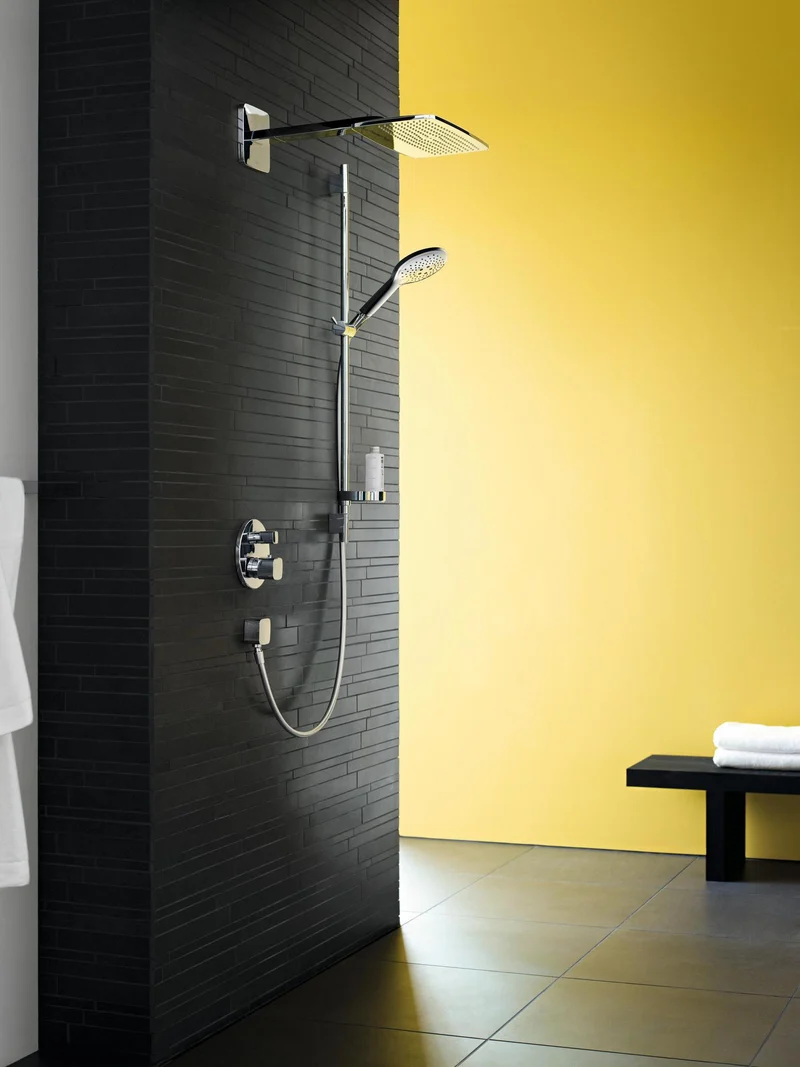 HANSGROHE Raindance Select S 150 3jet Brauseset mit Unica'S Puro Stange