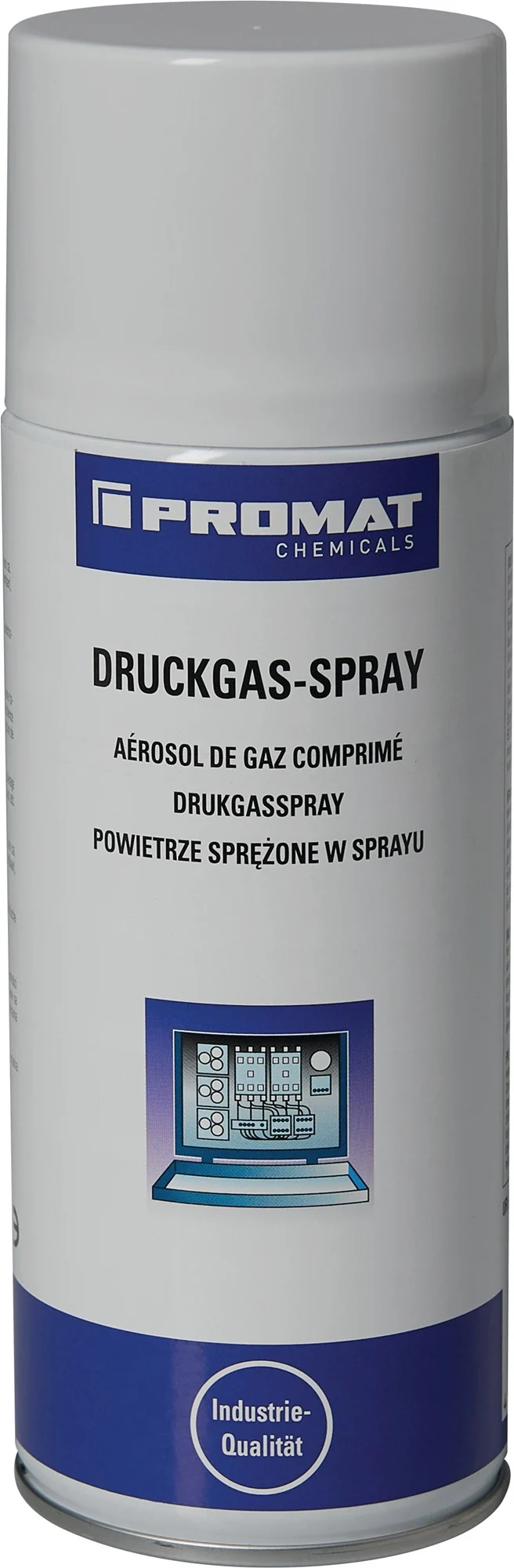 PROMAT CHEMICALS Druckgasspray 400 ml Spraydose – 12 Stück Druckluftspray
