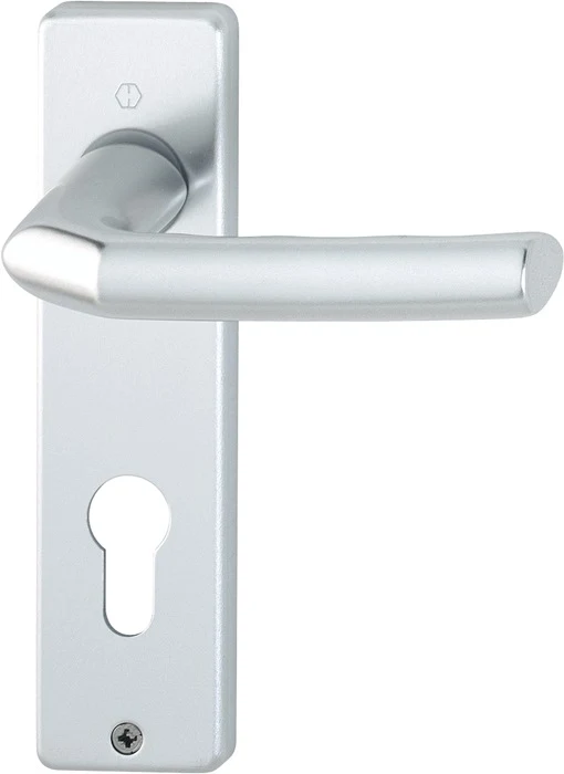 HOPPE Kurzschildgarnitur Birmingham 1117/202KP Aluminium F1 ( 3000252945 )
