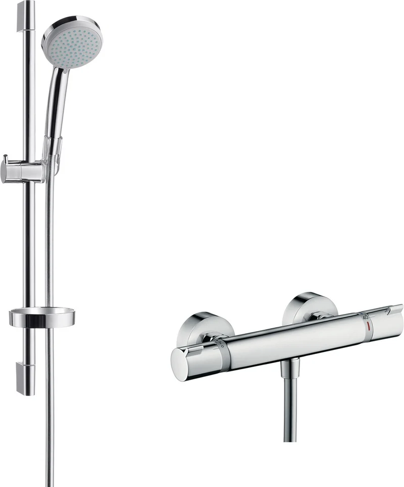 HANSGROHE Brausekombi CROMA 100 ECOSTAT COMFORT Bsta Unica´C chr