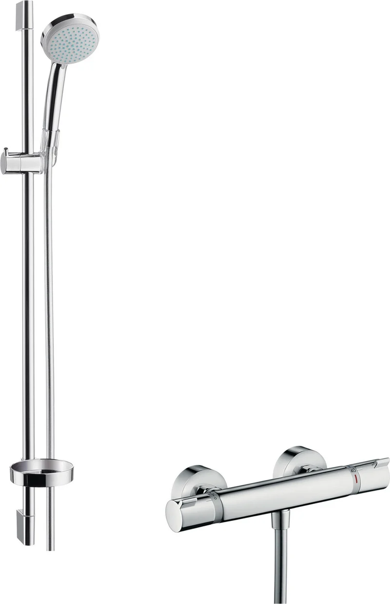 HANSGROHE Brausekombi CROMA 100 ECOSTAT COMFORT Bsta Unica´C chr