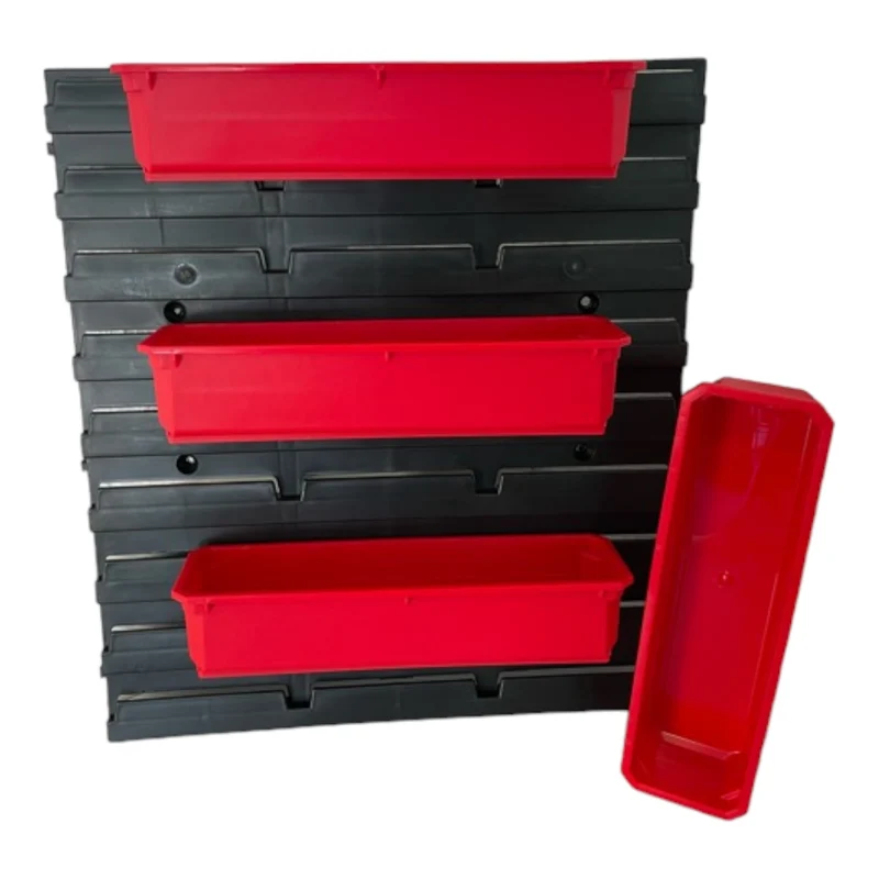 Toolbrothers RHINO Container Set Nr. 4 Werkstattwand mit 4 Behältern für L Organizer Höhe M+ / L und L Drawer 3