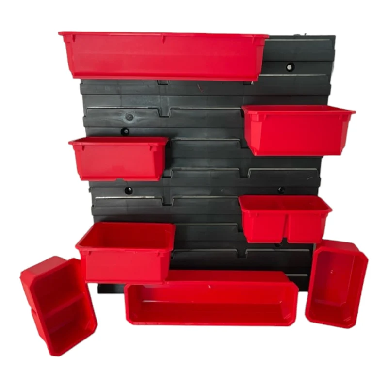 Toolbrothers RHINO Container Set Nr. 6 Werkstattwand mit 8 Behältern für RHINO L Organizer Höhe M / L