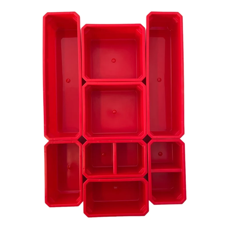 Toolbrothers RHINO Container Set Nr. 6 Werkstattwand mit 8 Behältern für RHINO L Organizer Höhe M / L