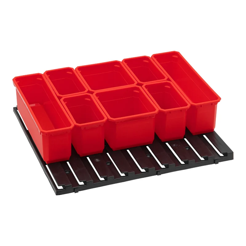Toolbrothers RHINO Container Set Nr. 7 Werkstattwand mit 8 Behältern für RHINO L Organizer Höhe XL
