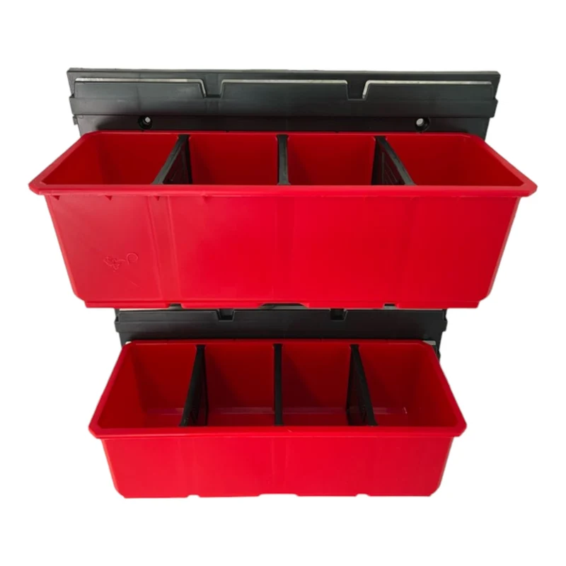 Toolbrothers RHINO Container Set Nr. 5 Werkstattwand mit 2 Behältern für RHINO XXL Koffer Höhe M und Organizer Höhe XL