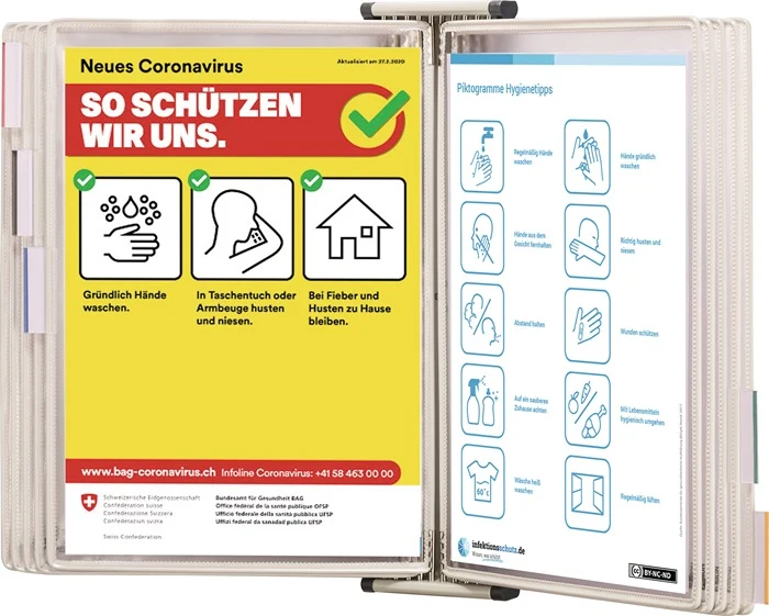 TARIFOLD Wandhalter 10 Sichttafeln ( 9000492071 )