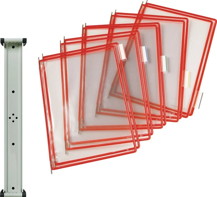 TARIFOLD Wandhalter 10 Sichttafeln rot ( 9000492056 )