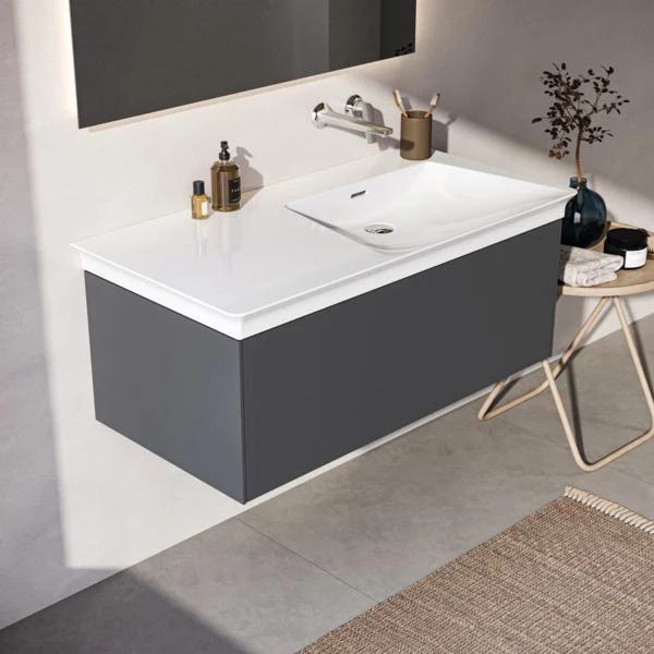 Ideal Standard Möbelwaschtisch La Dolce Vita 1060 mm ohne Hahnloch, Weiß
