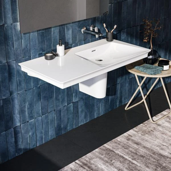 Ideal Standard Möbelwaschtisch La Dolce Vita 1060 mm ohne Hahnloch, Weiß