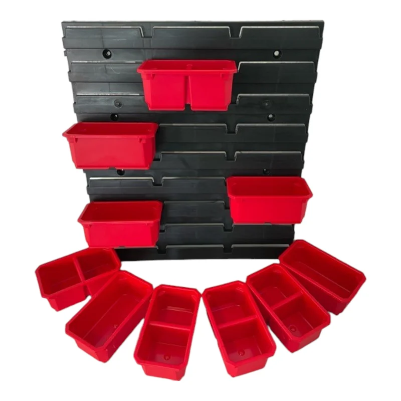 Toolbrothers RHINO Container Set Nr. 3 Werkstattwand mit 10 Behältern für L Organizer Höhe M+ / L und L Drawer 3