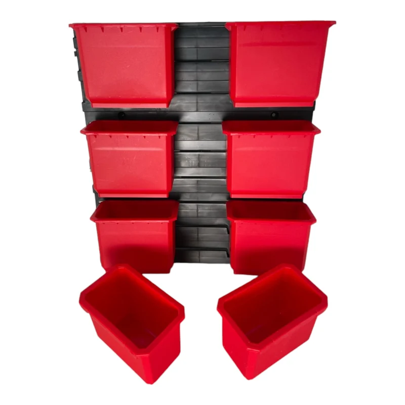 Toolbrothers RHINO Container Set Nr. 2 Werkstattwand mit 8 Behältern für RHINO XXL Koffer