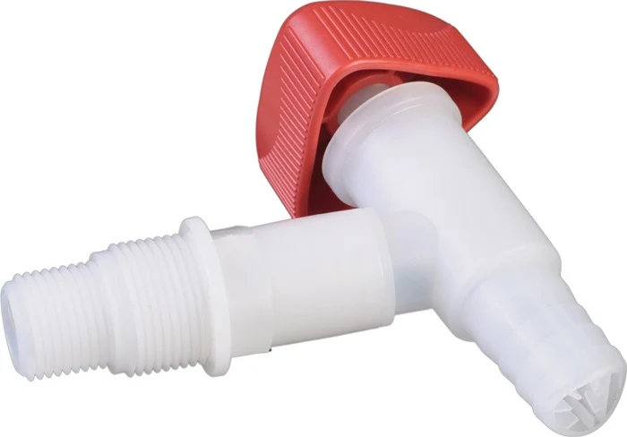 HÜNERSDORFF Auslaufhahn HDPE/LDPE R 1/2+R 3/4 ″ ( 9000450241 )