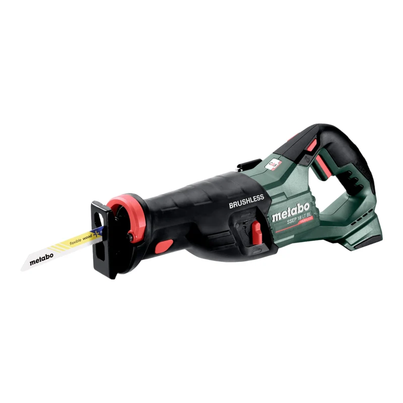 Metabo SSEP 18 LT BL Akku Säbelsäge 18 V 32 mm Brushless + 1x LiHD Akku 5,5 Ah + Ladegerät + Metabox