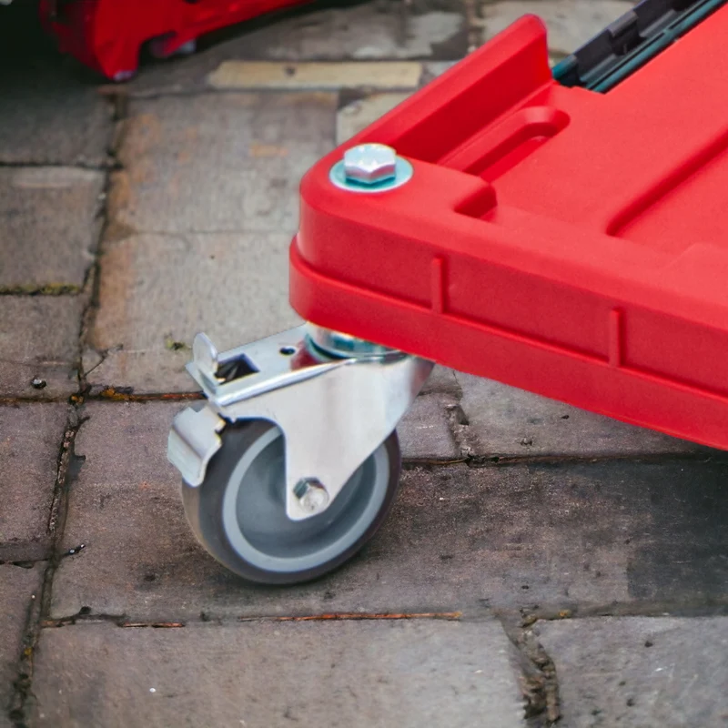 Toolbrothers RHINO XXL mobiler Transportroller ULTRA Movement+ Rollbrett mit Schwenkrädern aus Metall und Bremse