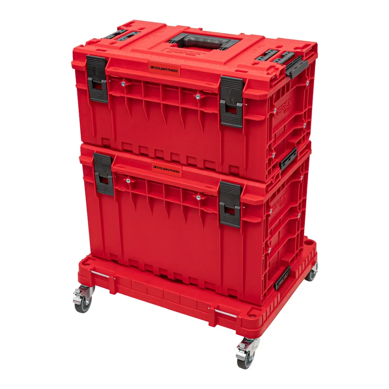 Toolbrothers RHINO XXL mobiler Transportroller ULTRA Movement+ Rollbrett mit Schwenkrädern aus Metall und Bremse