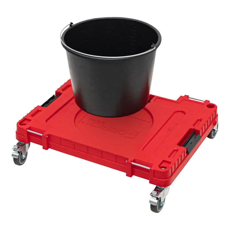 Toolbrothers RHINO XXL mobiler Transportroller ULTRA Movement+ Rollbrett mit Schwenkrädern aus Metall und Bremse