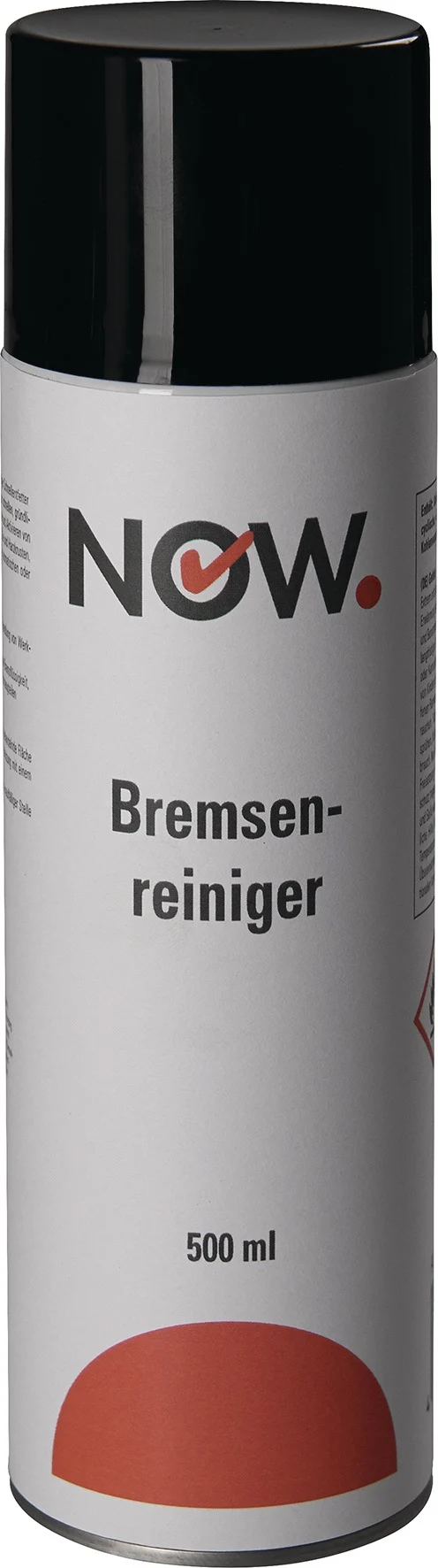 NOW Bremsenreiniger acetonfrei 500 ml Spraydose – Schnellentfetter, rückstandsfrei