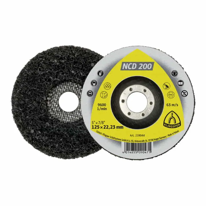 KLINGSPOR Grobreinigungsscheibe NCD 200 Ø125xmm 5 Stück ( 4000843094 )