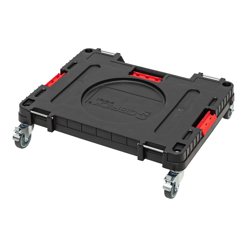 Toolbrothers RHINO XXL mobiler Transportroller ECO Movement+ Rollbrett mit Schwenkrädern aus Metall und Bremse