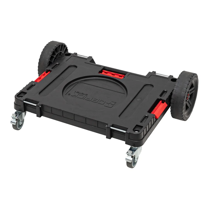 Toolbrothers RHINO XXL mobiler Transportroller ECO Mobility+ Rollbrett mit Schwenkrädern aus Metall und Bremse