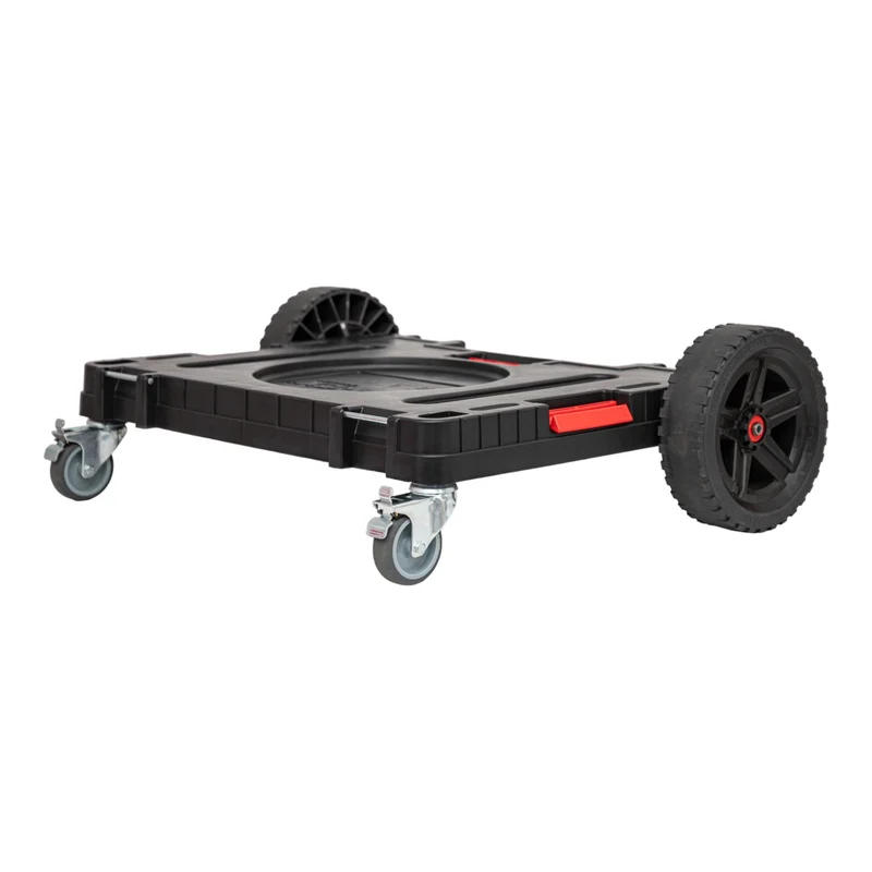 Toolbrothers RHINO XXL mobiler Transportroller ECO Mobility+ Rollbrett mit Schwenkrädern aus Metall und Bremse