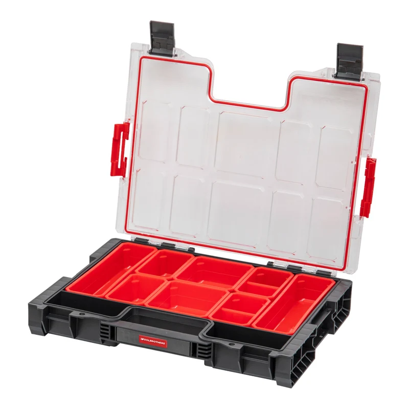 Toolbrothers RHINO Werkzeugkasten Set 1 RHINO L Werkzeugkoffer ECO Basic + 2x RHINO L Organizer ECO Höhe L Boxen IP54