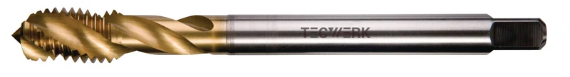 Maschinengewindebohrer HSS-Co TiN 6H TECWERK