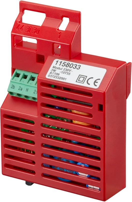 OVENTROP Anschlussmodul 230 V für Aktor M – Steckbares Modul für 24 V Antriebe