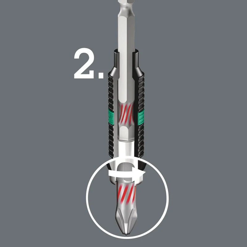 WERA Bit 855/1 BTZ 1/4 ″ PZD 1 Länge 25 mm 10 Stück ( 4000829530 )