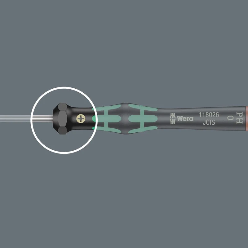 WERA Elektronik-Feinmechanik-Schraubendreher 2035 2,5 mm Klingenlänge 80 mm ( 4300001758 )
