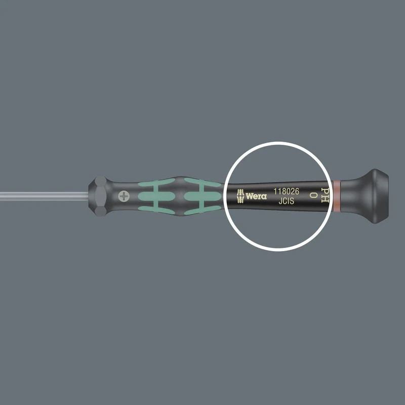 WERA Elektronik-Feinmechanik-Schraubendreher 2035 2,5 mm Klingenlänge 80 mm ( 4300001758 )