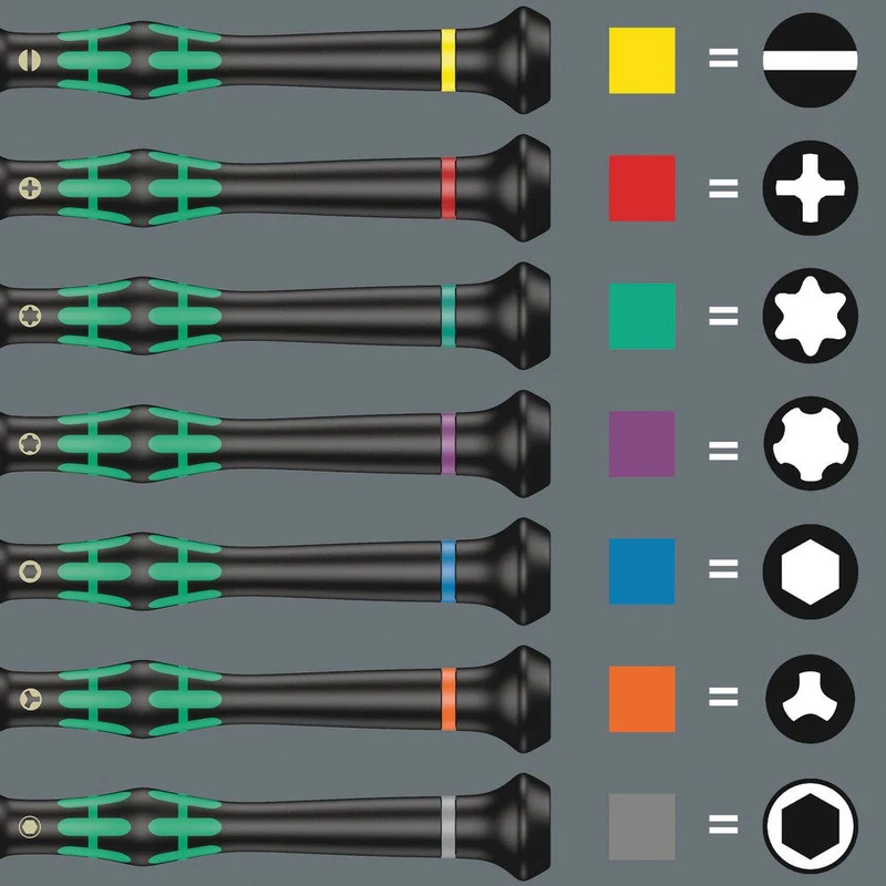 WERA Elektronik-Feinmechanik-Schraubendreher 2035 2,5 mm Klingenlänge 80 mm ( 4300001758 )