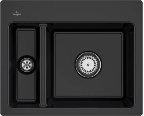 VILLEROY & BOCH SP Subway 60 XM flat 620x510mm IB re Keram. Ebony cplus