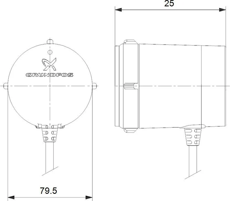 GRUNDFOS Zirkulationspumpe COMFORT 15-14 M DACH – Hocheffizienz Service-Motor für Trinkwarmwasser