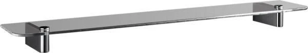 Ideal Standard Connect Glasablage 600 mm, Chrom – Klare Glasablage mit verdeckter Befestigung